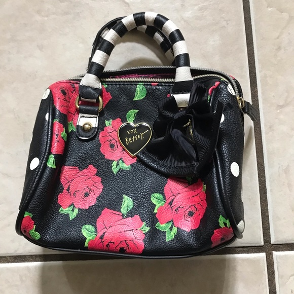 Betsy Johnson mini rose bag - Picture 1 of 3